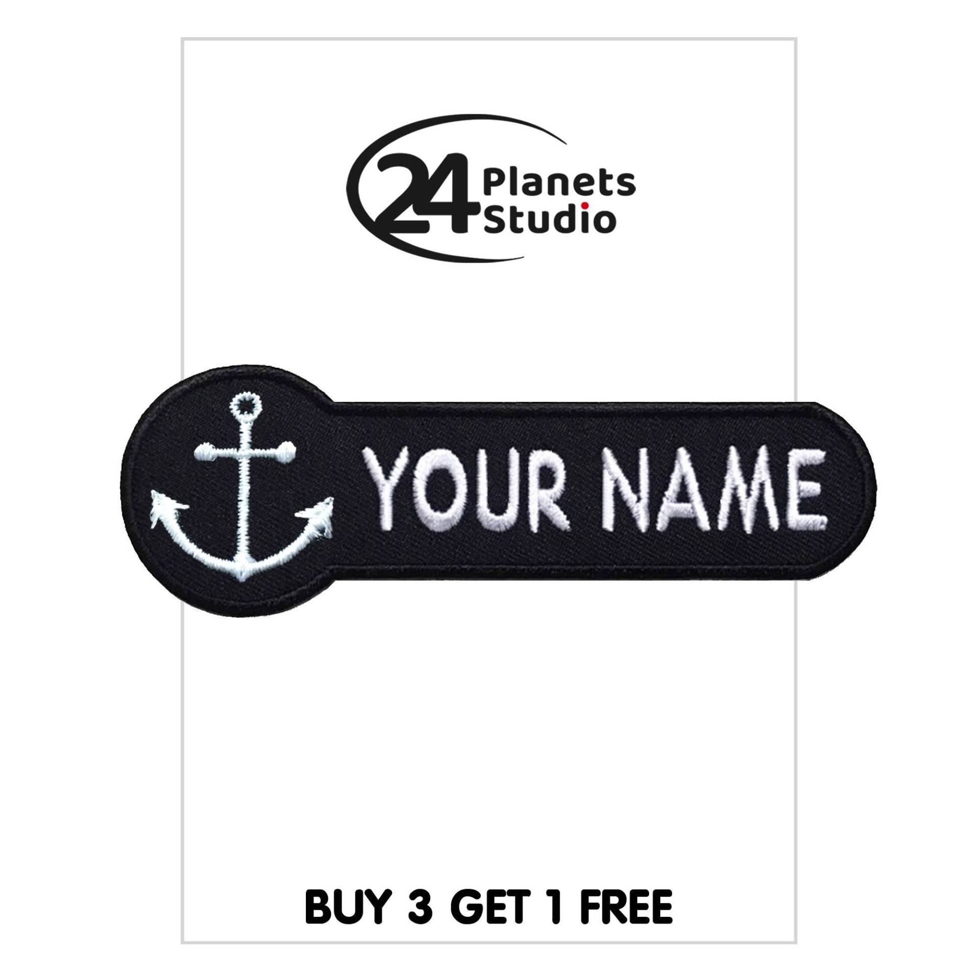 Anker "Dein Name" Aufnäher Von 24Planetsstudio Personalisierte Anker "Dein Name" Aufnäher Von 24Planetsstudio Personalisierte von 24PlanetsStudio