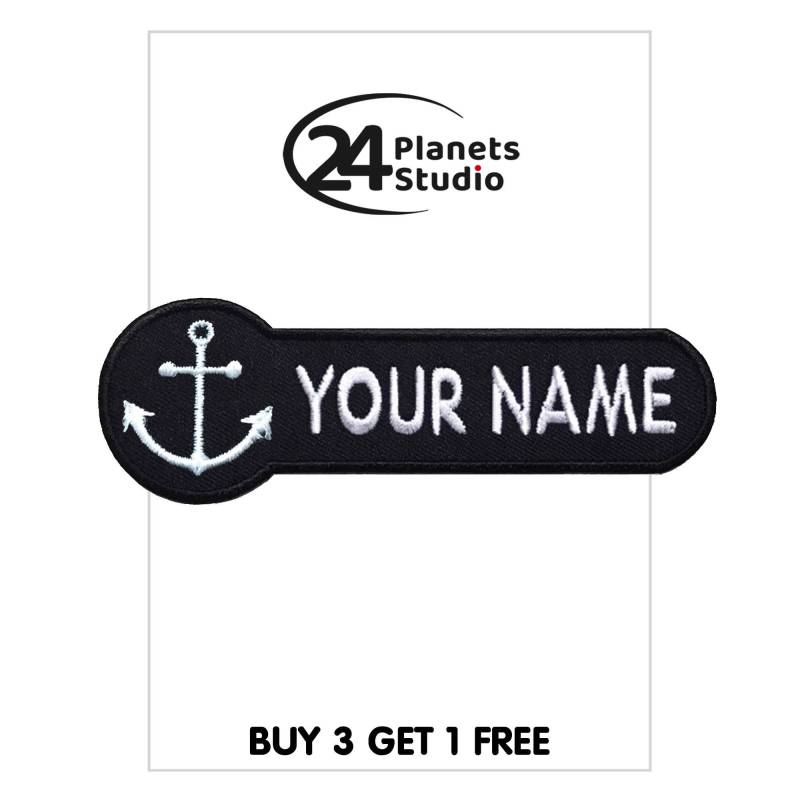 Anker "Dein Name" Aufnäher Von 24Planetsstudio Personalisierte Anker "Dein Name" Aufnäher Von 24Planetsstudio Personalisierte von 24PlanetsStudio