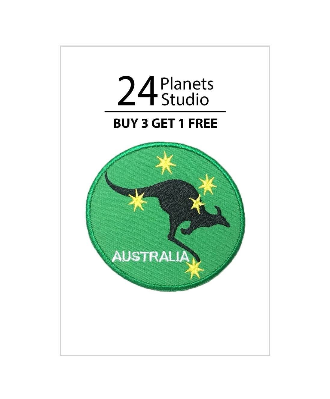 Australia Känguru Bügelbild Von 24Planetsstudio Australia Känguru Bügelbild Von 24Planetsstudio von 24PlanetsStudio