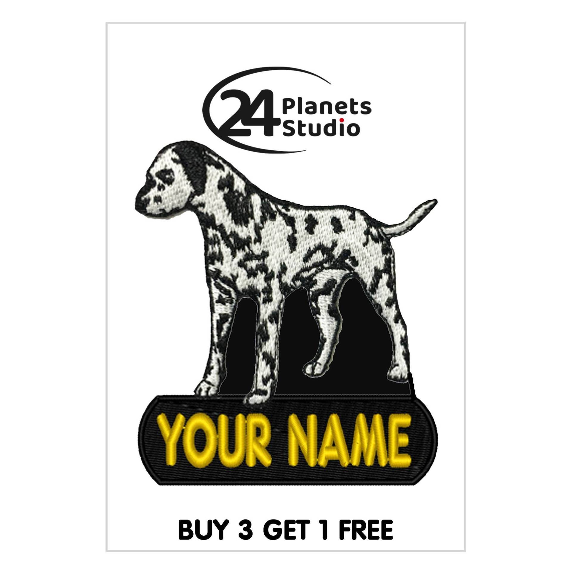 Dalmatiner "Ihr Name" Aufnäher Aufbügler Von 24Planetsstudio Personalisierter Text Dalmatiner "Ihr Name" Aufnäher Aufbügler Von 24Planetsstudio Personalisierter Text von 24PlanetsStudio