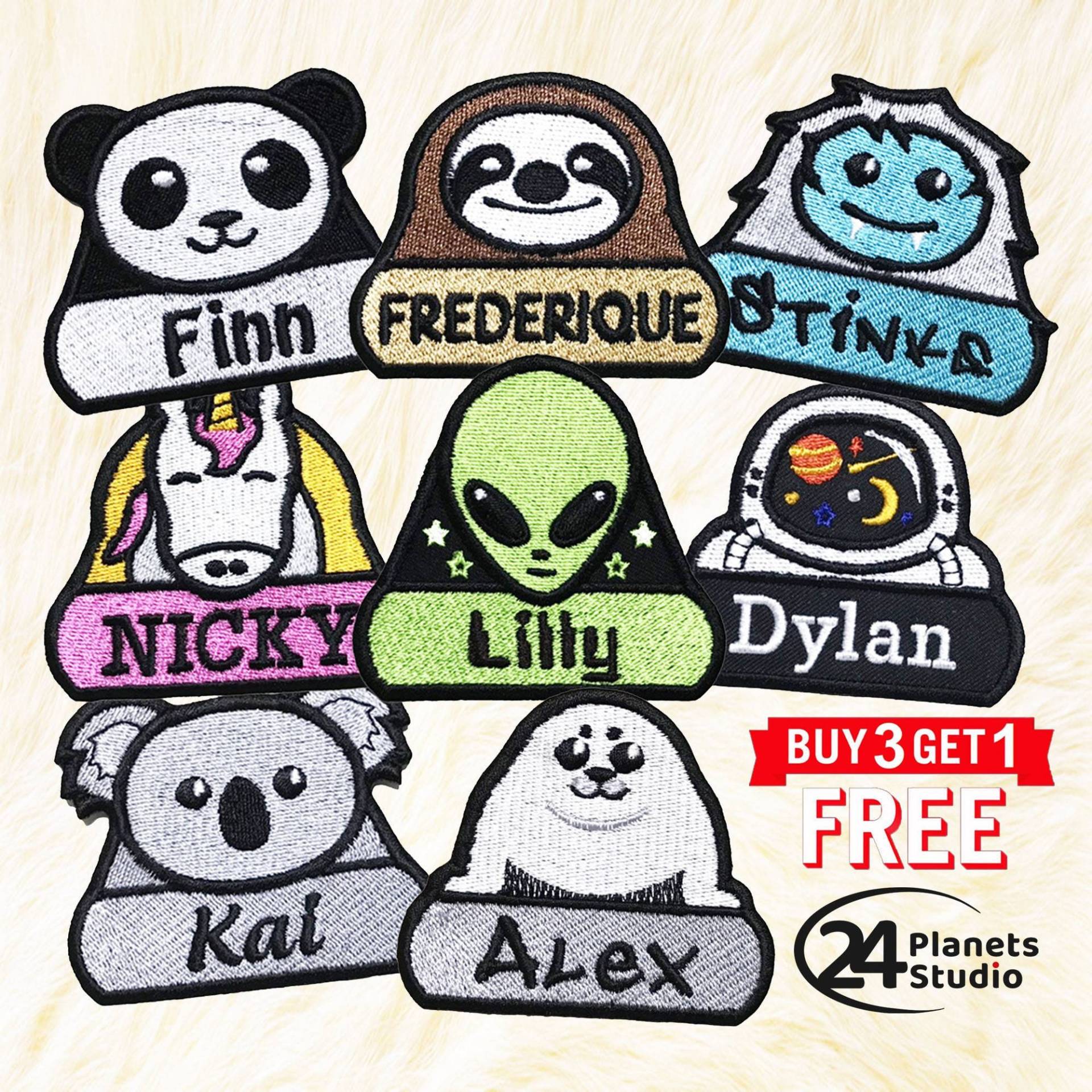 Dein Name - Personalisiertes Text Bügeln Auf Patches By 24Planetsstudio Custom Made Diy Aufnäher Personalisierte Geschenke Dein Name - Personalisiertes Text Bügeln Auf Patches By 24Planetsstudio Custom Made Diy Aufnäher Personalisierte Geschenke von 24PlanetsStudio