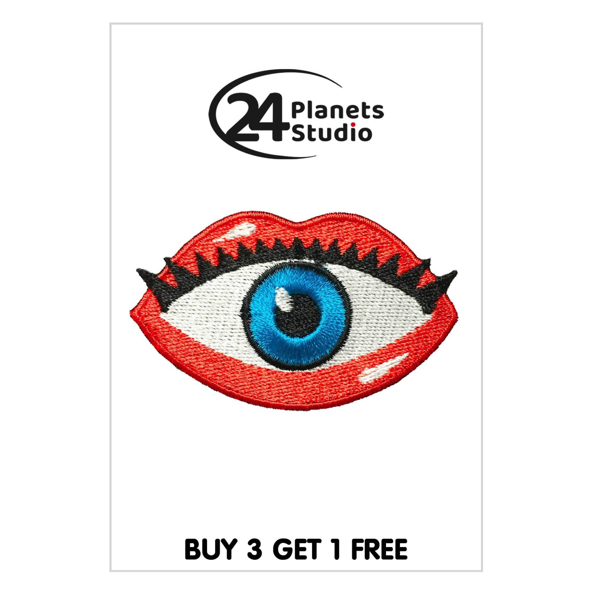 Eye in Lips Bügelbild Von 24Planetsstudio Eye in Lips Bügelbild Von 24Planetsstudio von 24PlanetsStudio