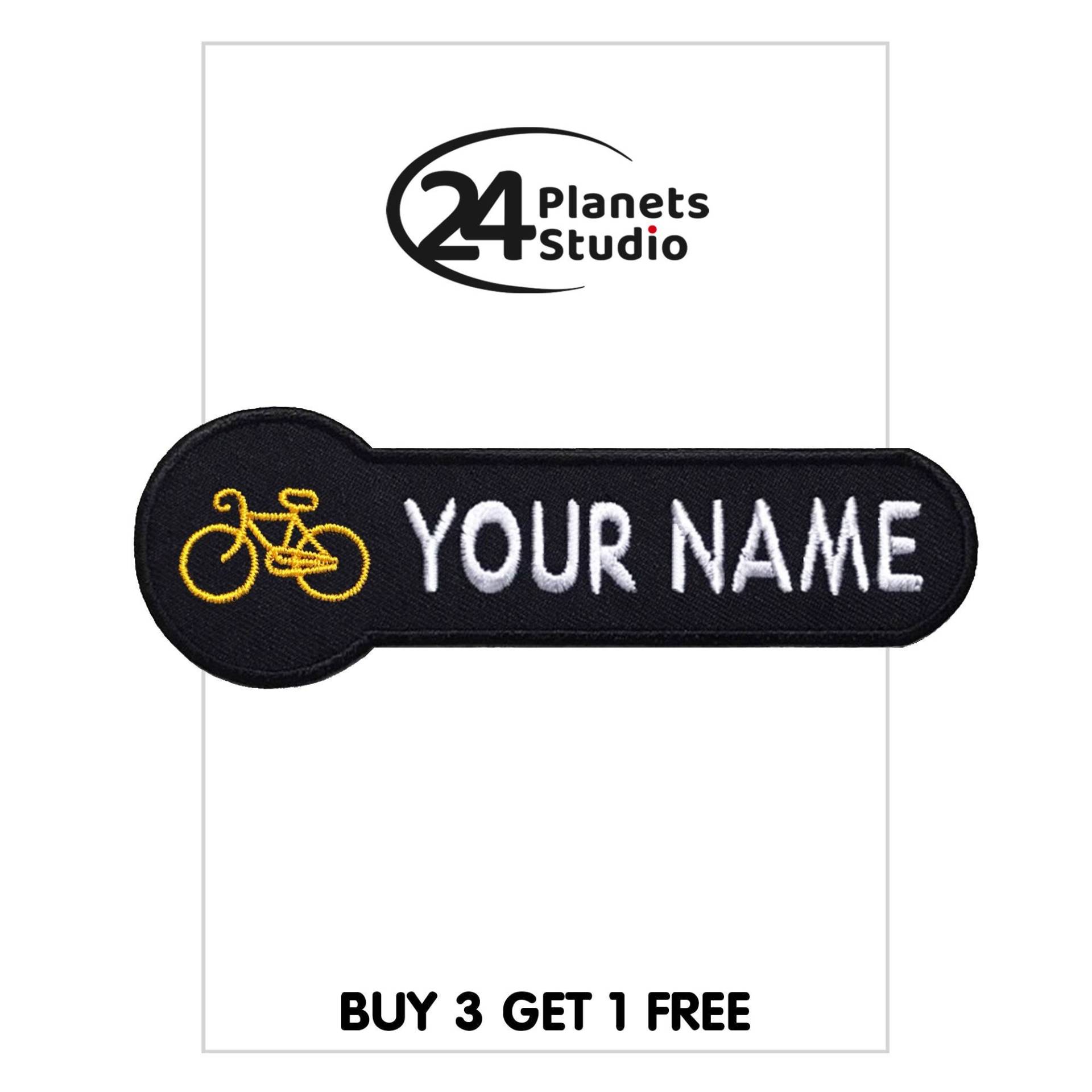 Fahrrad "Ihr Name" Aufnäher Aufbügeln Von 24Planetsstudio Personalisierte Patches Fahrrad "Ihr Name" Aufnäher Aufbügeln Von 24Planetsstudio Personalisierte Patches von 24PlanetsStudio