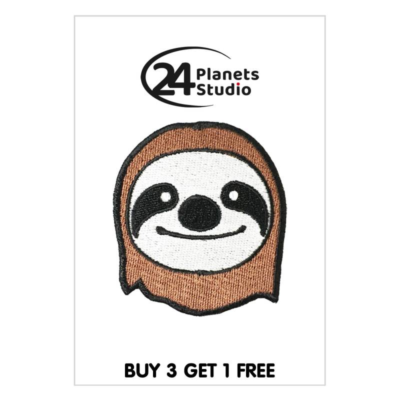 Faultier Aufnäher Aufbügeln By 24Planetsstudio Süße Applikation Geschenk Mädchen Mode Faultier Aufnäher Aufbügeln By 24Planetsstudio Süße Applikation Geschenk Mädchen Mode von 24PlanetsStudio