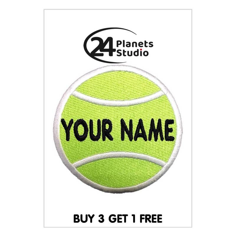 Grüner Tennisball, Individueller, Personalisierter Aufnäher Zum Aufbügeln Von 24Planetsstudio. Ihr Text Wird Individuell Selbermachen Angefertigt Grüner Tennisball, Individueller, Personalisierter Aufnäher Zum Aufbügeln Von 24Planetsstudio. Ihr Text Wird Individuell Selbermachen Angefertigt von 24PlanetsStudio