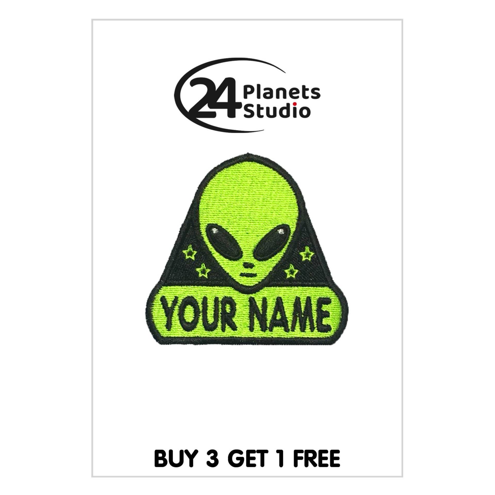 Kleiner Alien "Your Name" Aufnäher Von 24Planetsstudio Kleiner Alien "Your Name" Aufnäher Von 24Planetsstudio von 24PlanetsStudio