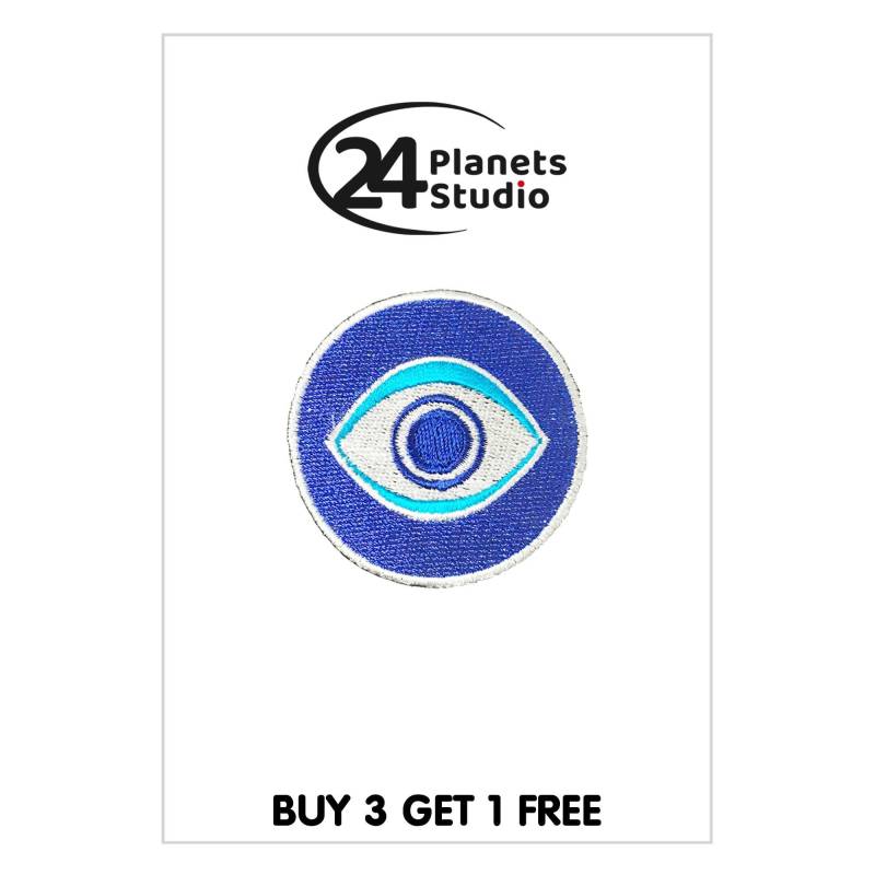 Kleiner Evil Eye Aufnäher Von 24Planetsstudio Kleiner Evil Eye Aufnäher Von 24Planetsstudio von 24PlanetsStudio