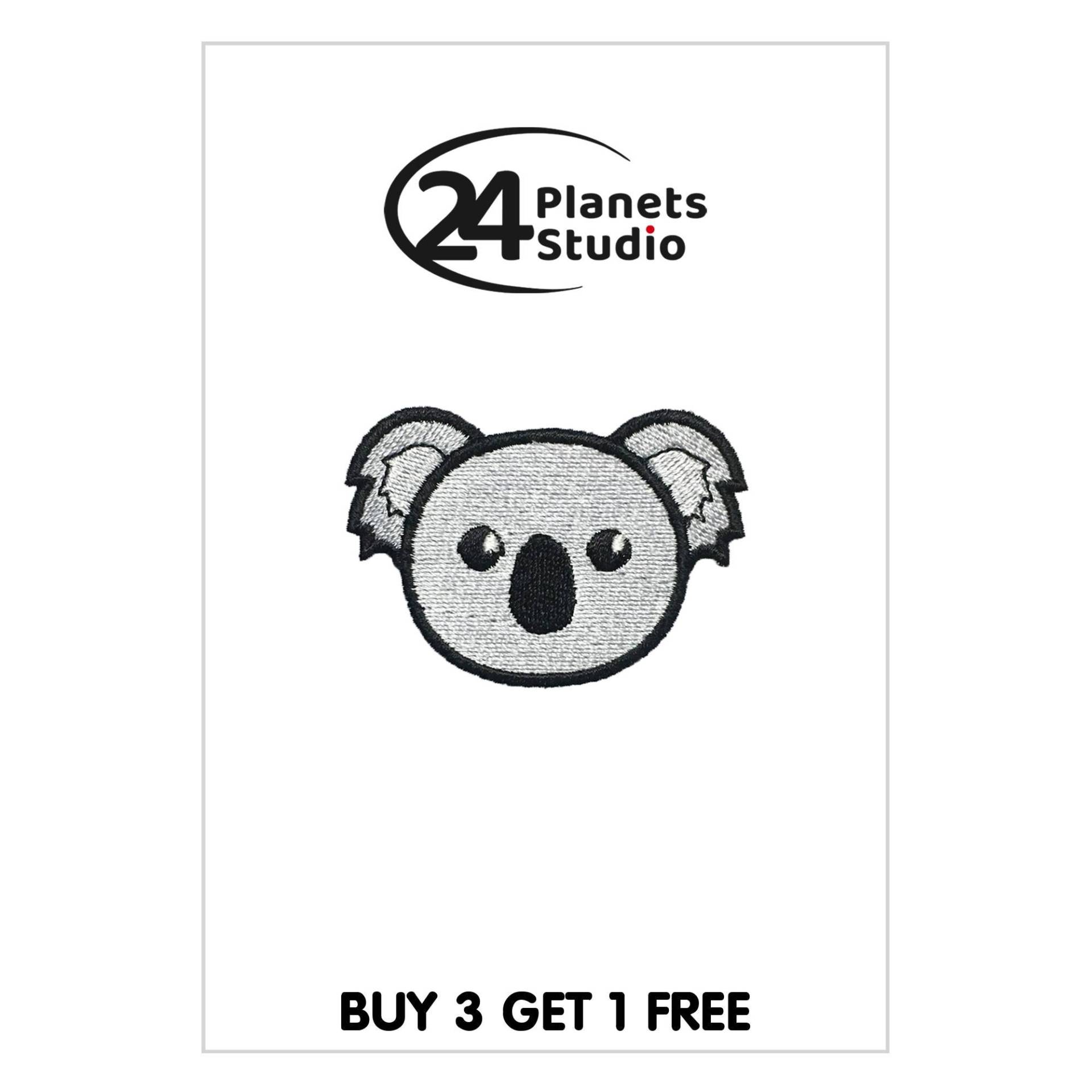 Kleiner Koala Gesicht Aufnäher Von 24Planetsstudio Kleiner Koala Gesicht Aufnäher Von 24Planetsstudio von 24PlanetsStudio