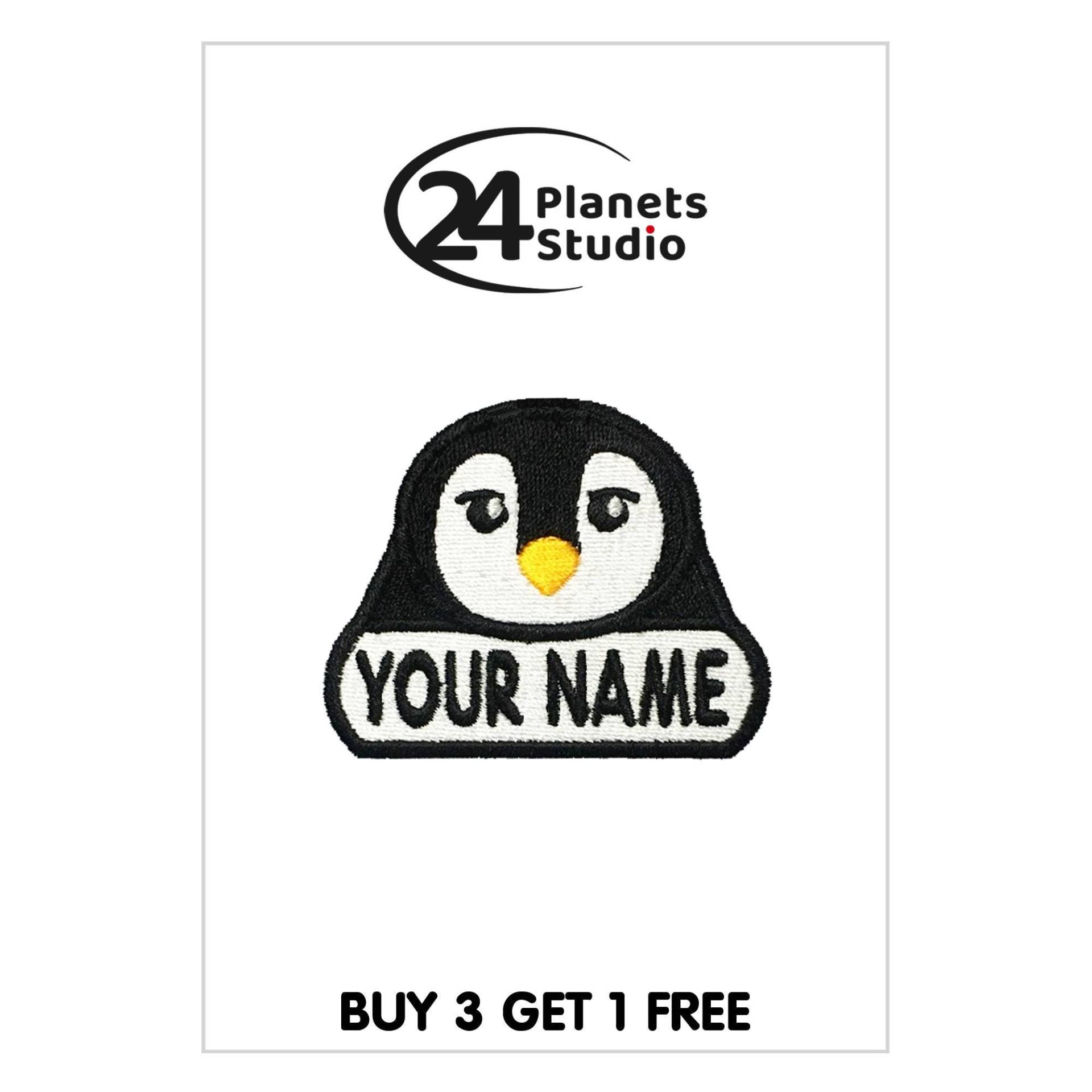 Kleiner Pinguin "Your Name" Aufnäher Von 24Planetsstudio Kleiner Pinguin "Your Name" Aufnäher Von 24Planetsstudio von 24PlanetsStudio