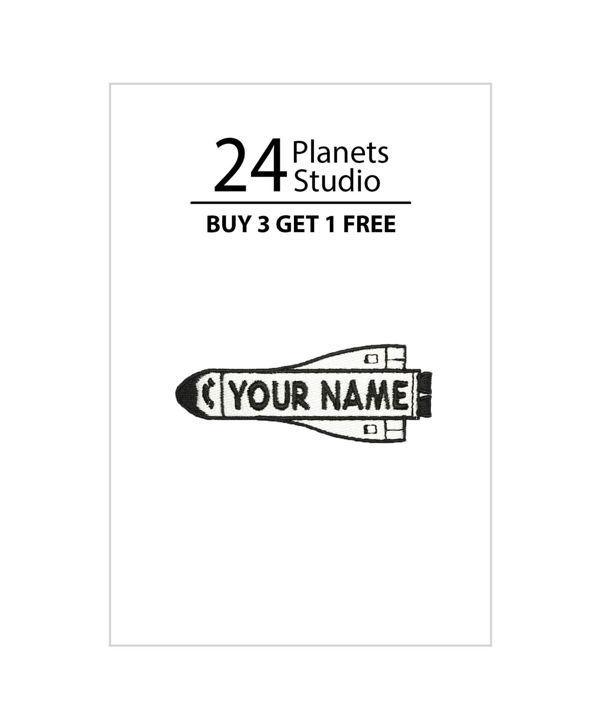 Kleiner Space Shuttle Personalisierter Aufnäher Von 24Planetsstudio | 6x1, 3 cm Kleiner Space Shuttle Personalisierter Aufnäher Von 24Planetsstudio | 6x1, 3 cm von 24PlanetsStudio