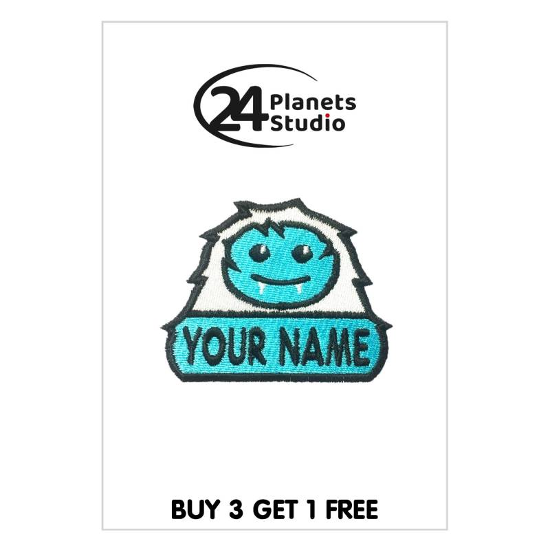 Kleiner Yeti "Your Name" Aufnäher Von 24Planetsstudio Kleiner Yeti "Your Name" Aufnäher Von 24Planetsstudio von 24PlanetsStudio