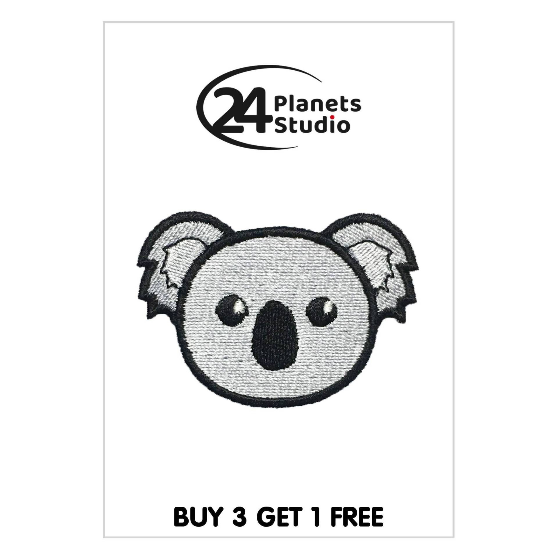 Koala Gesicht Aufnäher Von 24Planetsstudio Koala Gesicht Aufnäher Von 24Planetsstudio von 24PlanetsStudio