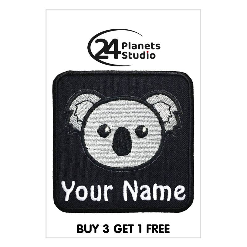 Koala Personalisierte Aufbügler Von 24Planetsstudio Patches von 24PlanetsStudio