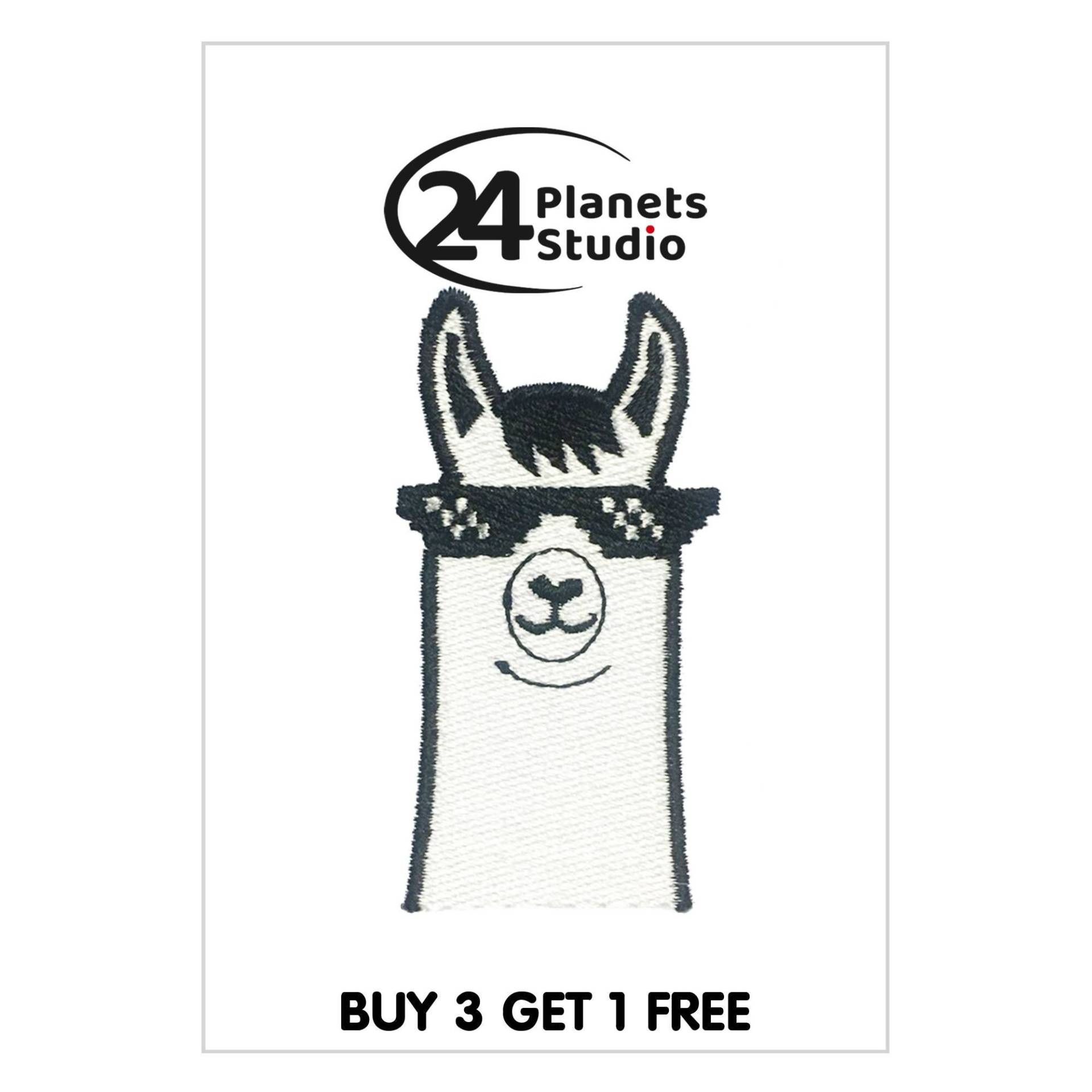 Llama Like A Boss Brille Bügelbild Von 24Planetsstudio Llama Like A Boss Brille Bügelbild Von 24Planetsstudio von 24PlanetsStudio