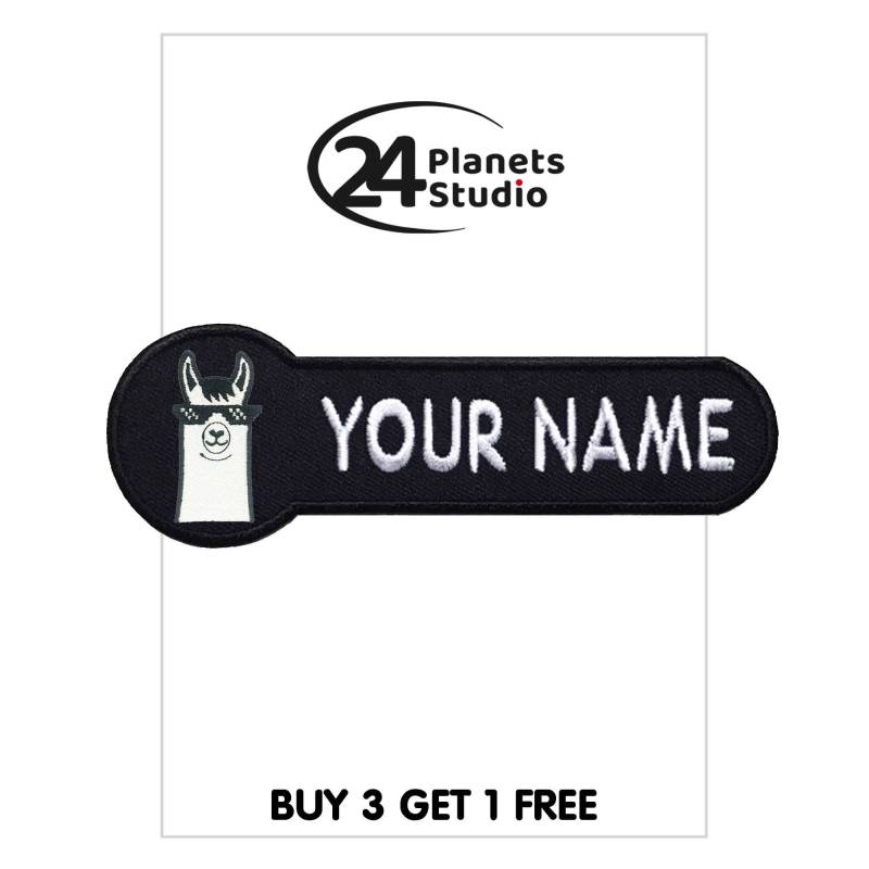 Llama Like A Boss "Your Name" Aufnäher Aufbügeln Von 24Planetsstudio Personalisierte Patches Llama Like A Boss "Your Name" Aufnäher Aufbügeln Von 24Planetsstudio Personalisierte Patches von 24PlanetsStudio