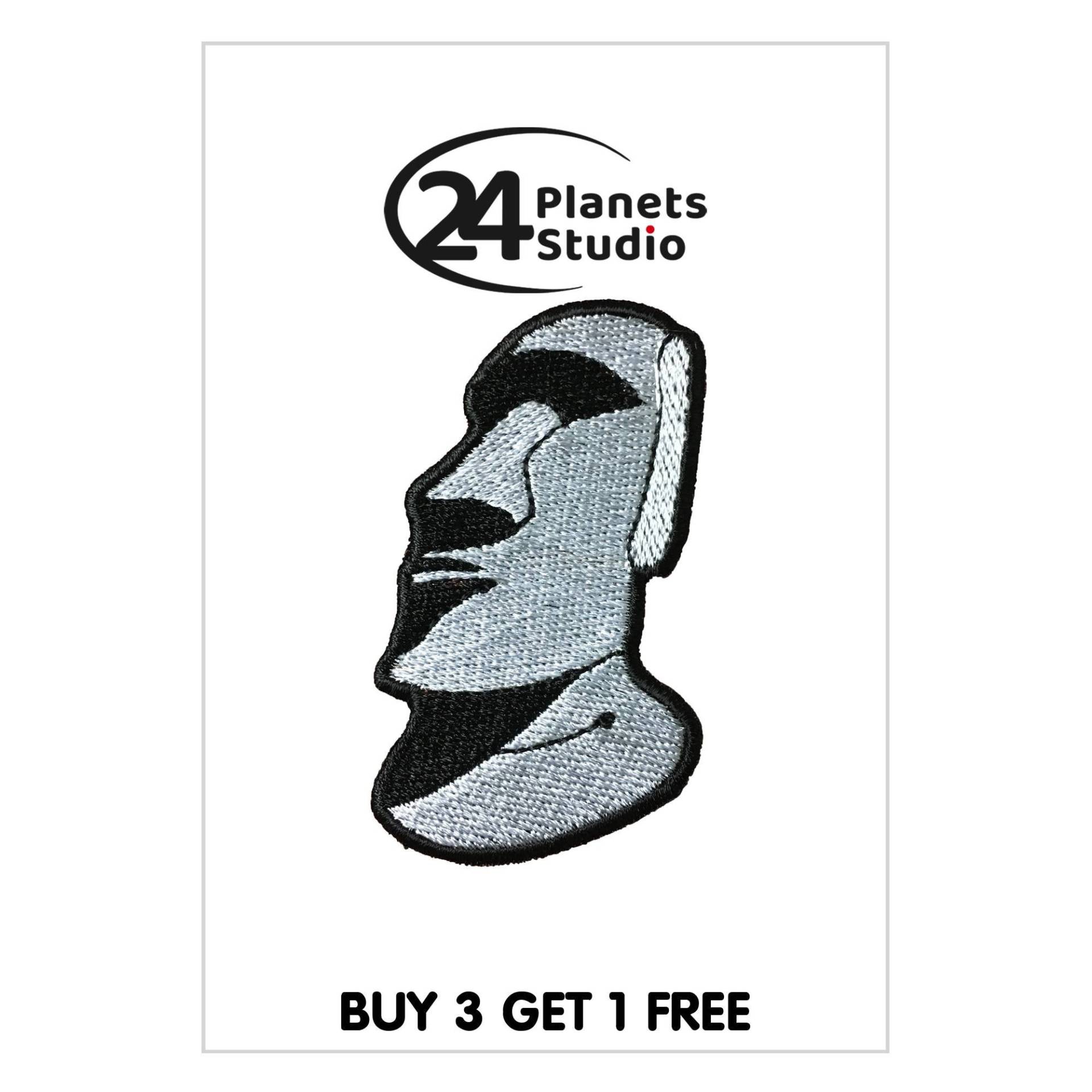 Moai Patch Aufbügeln Von 24Planetsstudio Moai Patch Aufbügeln Von 24Planetsstudio von 24PlanetsStudio