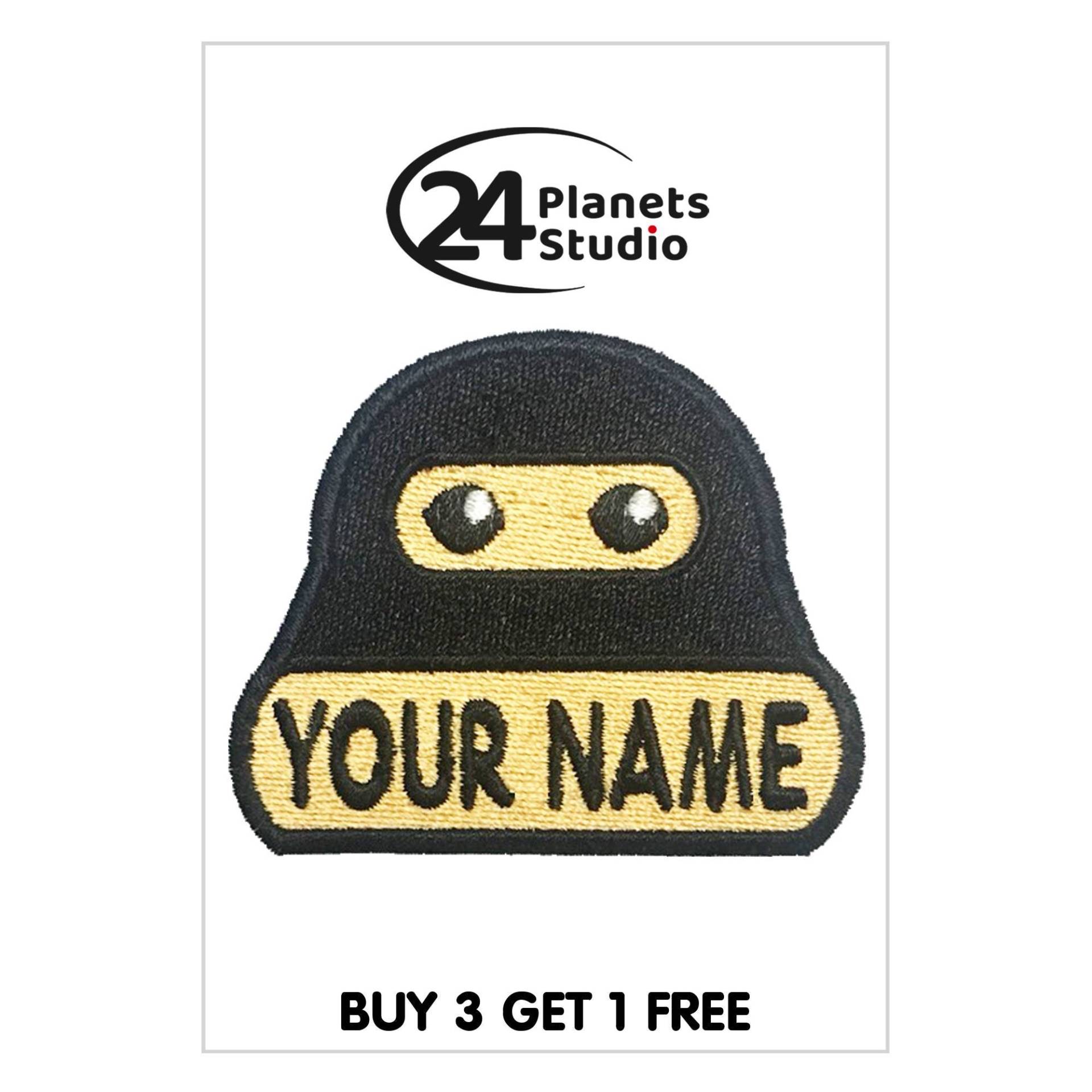 Ninja "Your Name" Aufnäher By 24Planetsstudio Deinen Text Nach Maß Diy Ninja "Your Name" Aufnäher By 24Planetsstudio Deinen Text Nach Maß Diy von 24PlanetsStudio
