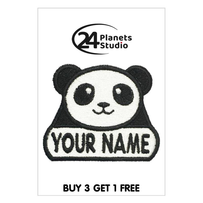 Panda "Dein Name" Aufnäher By 24Planetsstudio Deinen Text Nach Maß Diy Personalisiert Panda "Dein Name" Aufnäher By 24Planetsstudio Deinen Text Nach Maß Diy Personalisiert von 24PlanetsStudio