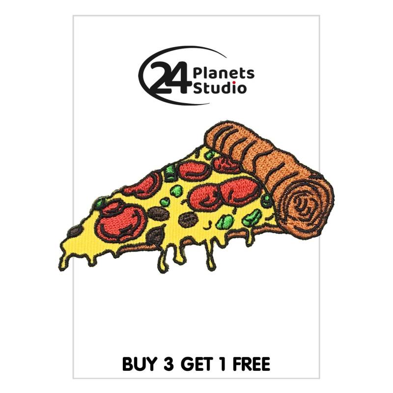 Pizza Aufnäher Von 24Planetsstudio Pizza Aufnäher Von 24Planetsstudio von 24PlanetsStudio