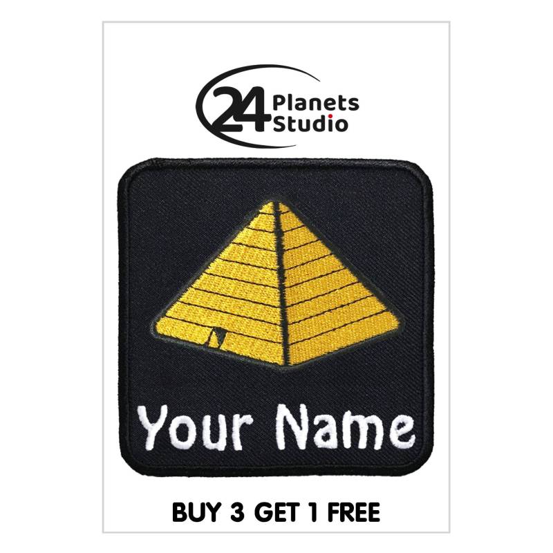 Pyramide Personalisierter Aufnäher Von 24Planetsstudio Patches von 24PlanetsStudio