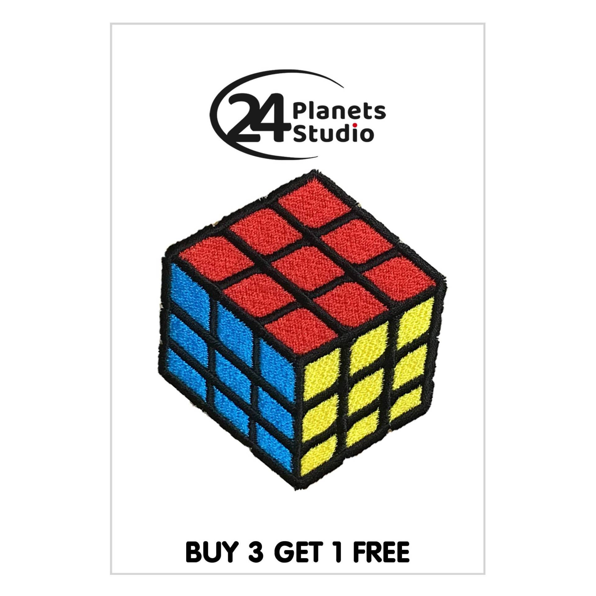 Rubik Cube Bügelbild Von 24Planetsstudio Rubik Cube Bügelbild Von 24Planetsstudio von 24PlanetsStudio