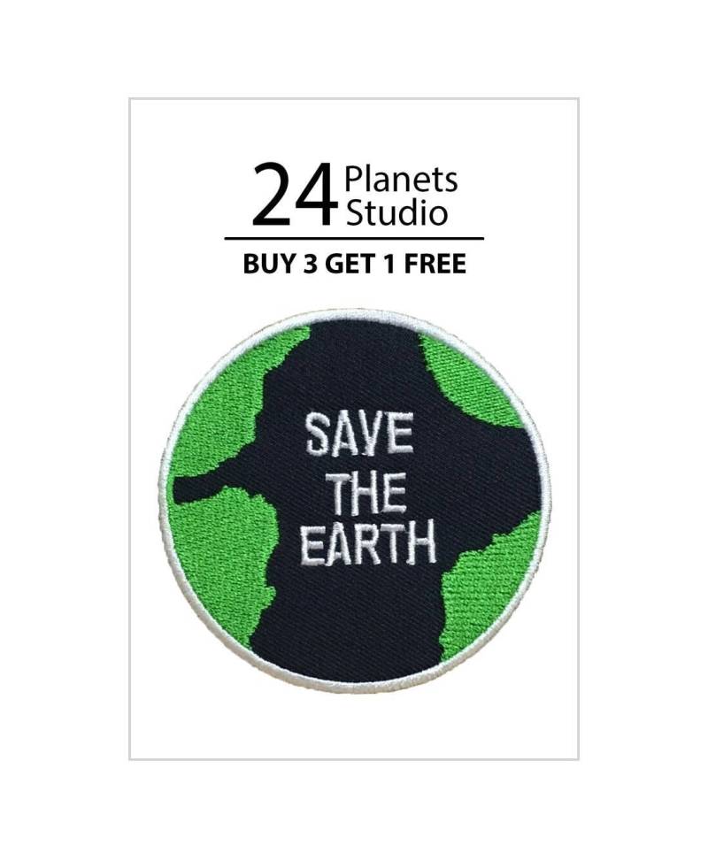Save The Earth Iron Auf Patch Von 24Planetsstudio Save The Earth Iron Auf Patch Von 24Planetsstudio von 24PlanetsStudio