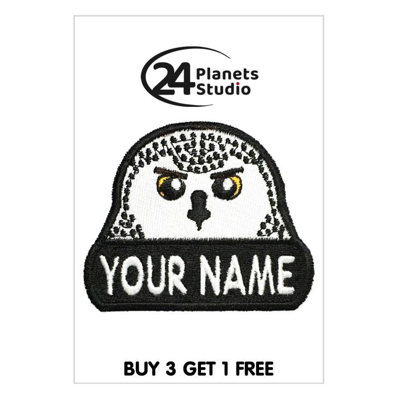 Schneeeule "Dein Name" Aufnäher Aufbügeln By 24Planetsstudio Deinen Text Nach Maß Diy Schneeeule "Dein Name" Aufnäher Aufbügeln By 24Planetsstudio Deinen Text Nach Maß Diy von 24PlanetsStudio