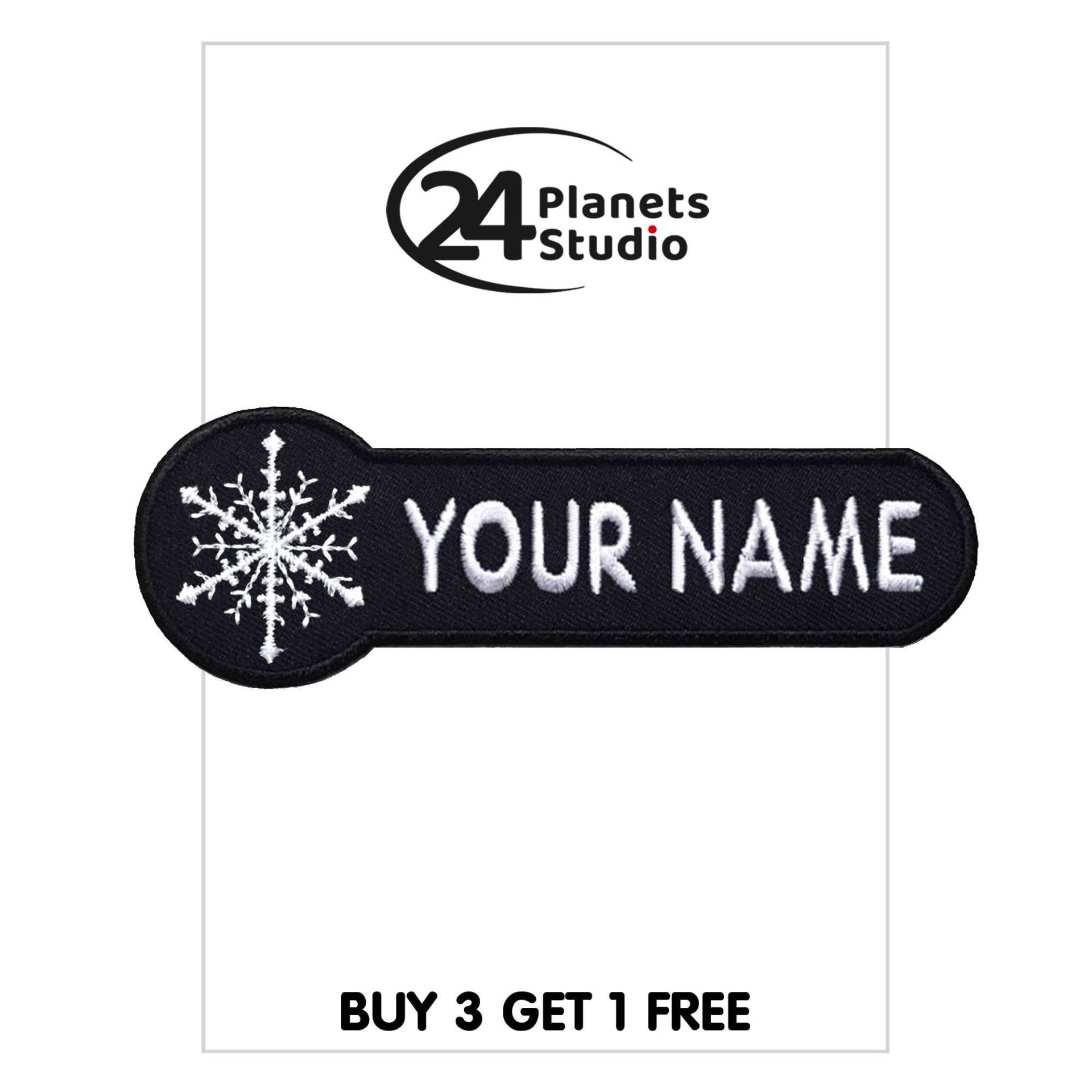 Schneeflocke "Dein Name" Aufnäher Aufbügeln Von 24Planetsstudio Personalisierte Patches Schneeflocke "Dein Name" Aufnäher Aufbügeln Von 24Planetsstudio Personalisierte Patches von 24PlanetsStudio