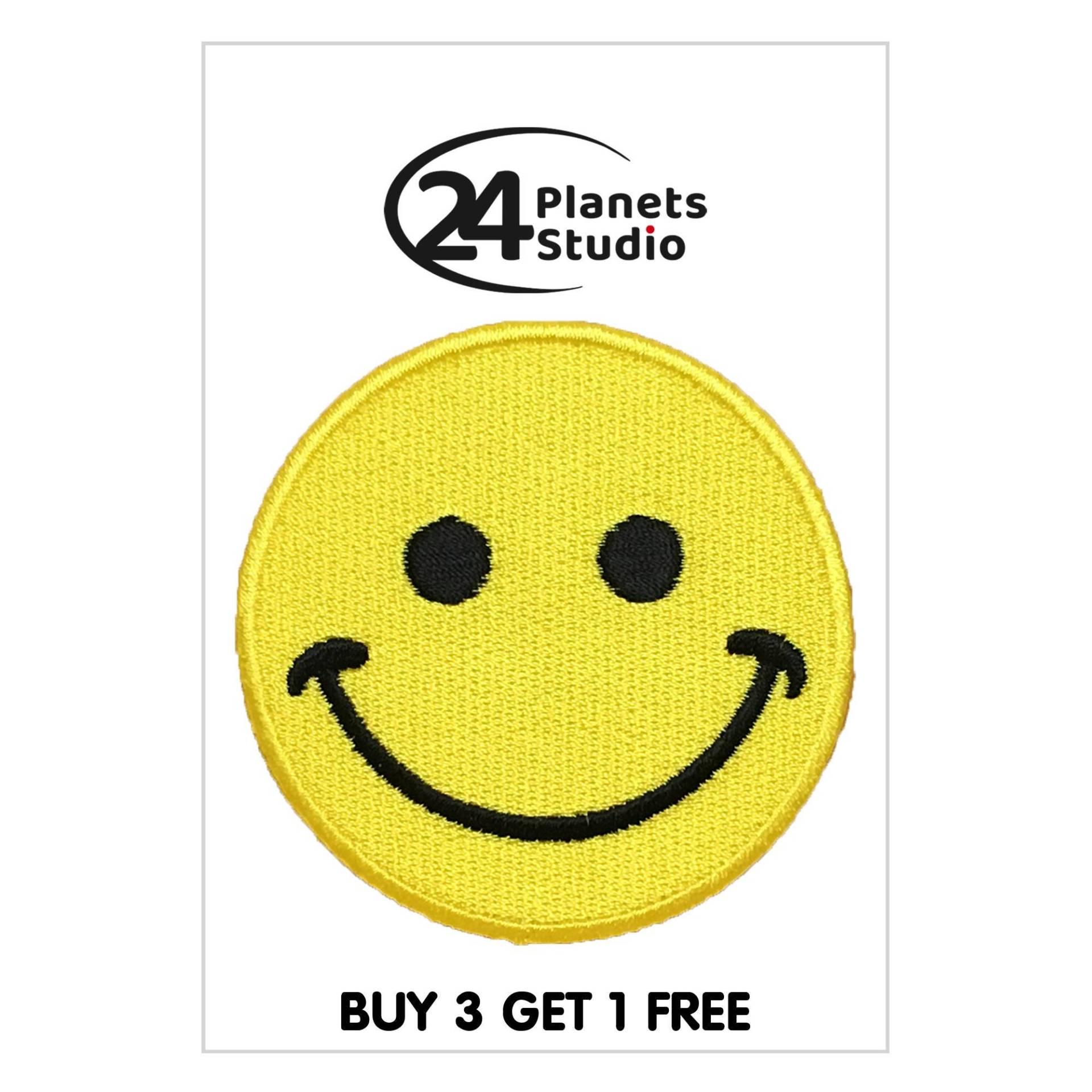 Smiley Gesicht Aufnäher Von 24Planetsstudio Smiley Gesicht Aufnäher Von 24Planetsstudio von 24PlanetsStudio