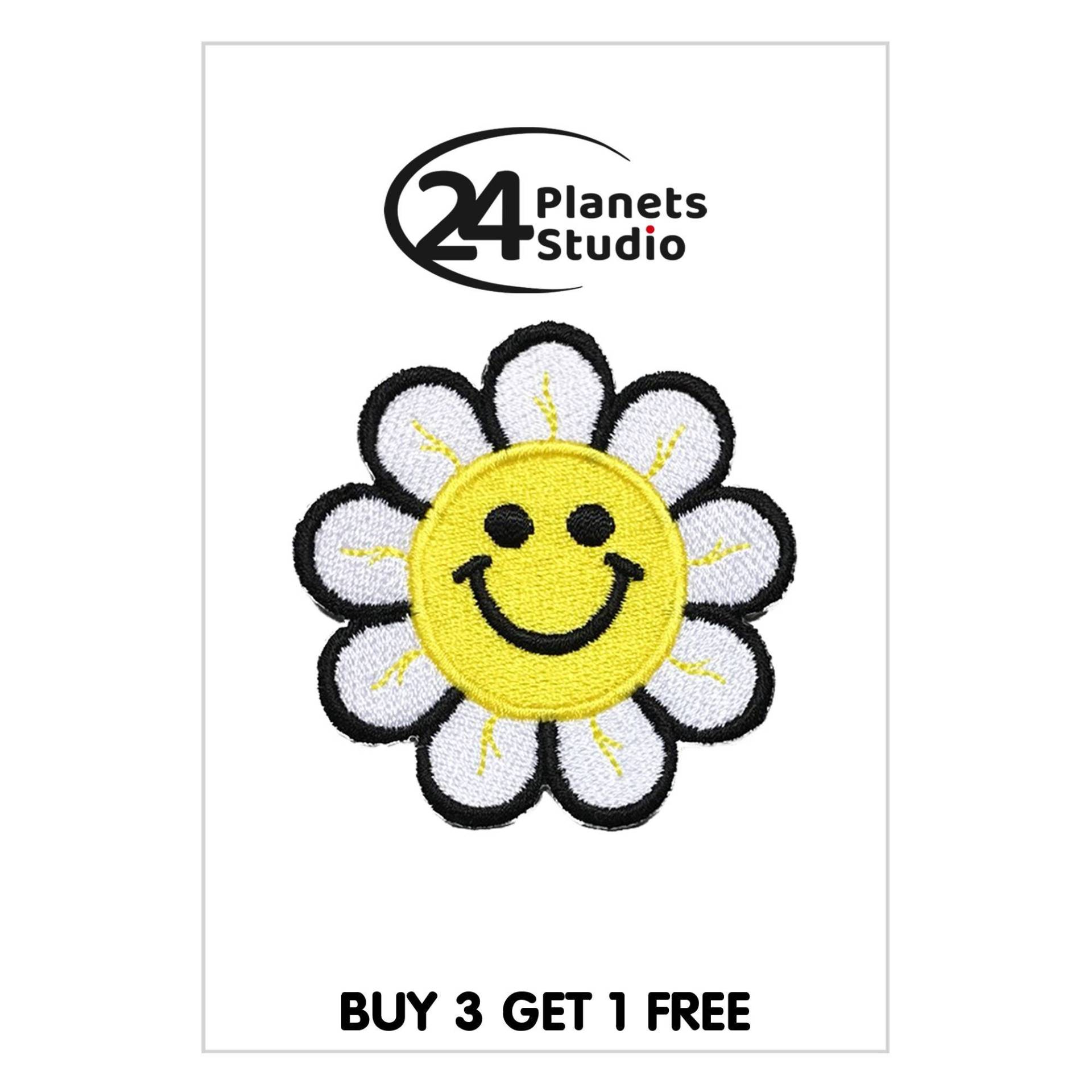 Smiley Sonne Blume Aufbügler Von 24Planetsstudio Smiley Sonne Blume Aufbügler Von 24Planetsstudio von 24PlanetsStudio