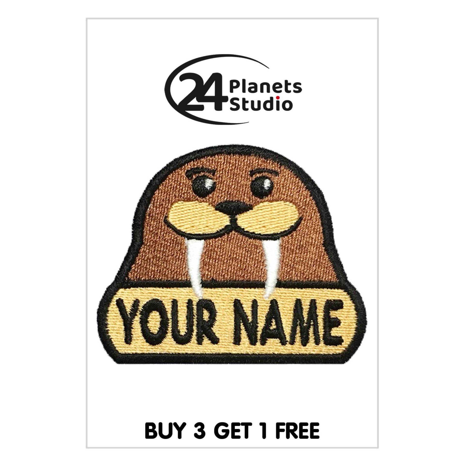 Walross "Dein Name" Aufnäher Von 24Planetsstudio Deinen Text Nach Maß Diy Walross "Dein Name" Aufnäher Von 24Planetsstudio Deinen Text Nach Maß Diy von 24PlanetsStudio