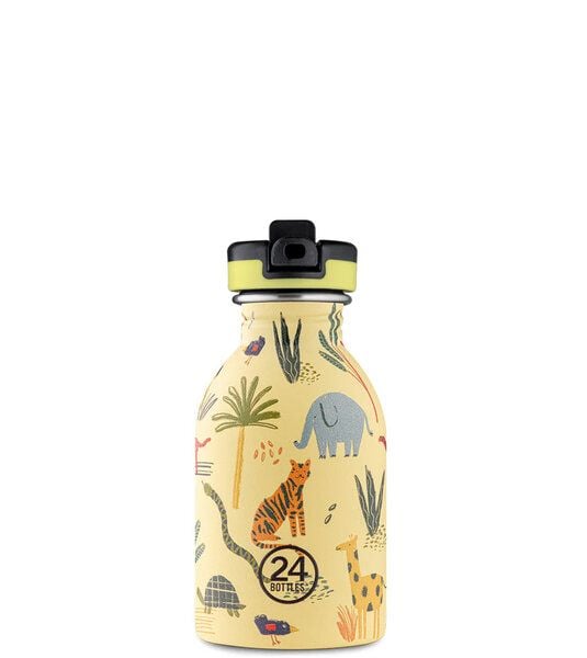 24bottles 0,25l Edelstahl Trinkflasche für Kids mit Sportverschluss von 24bottles