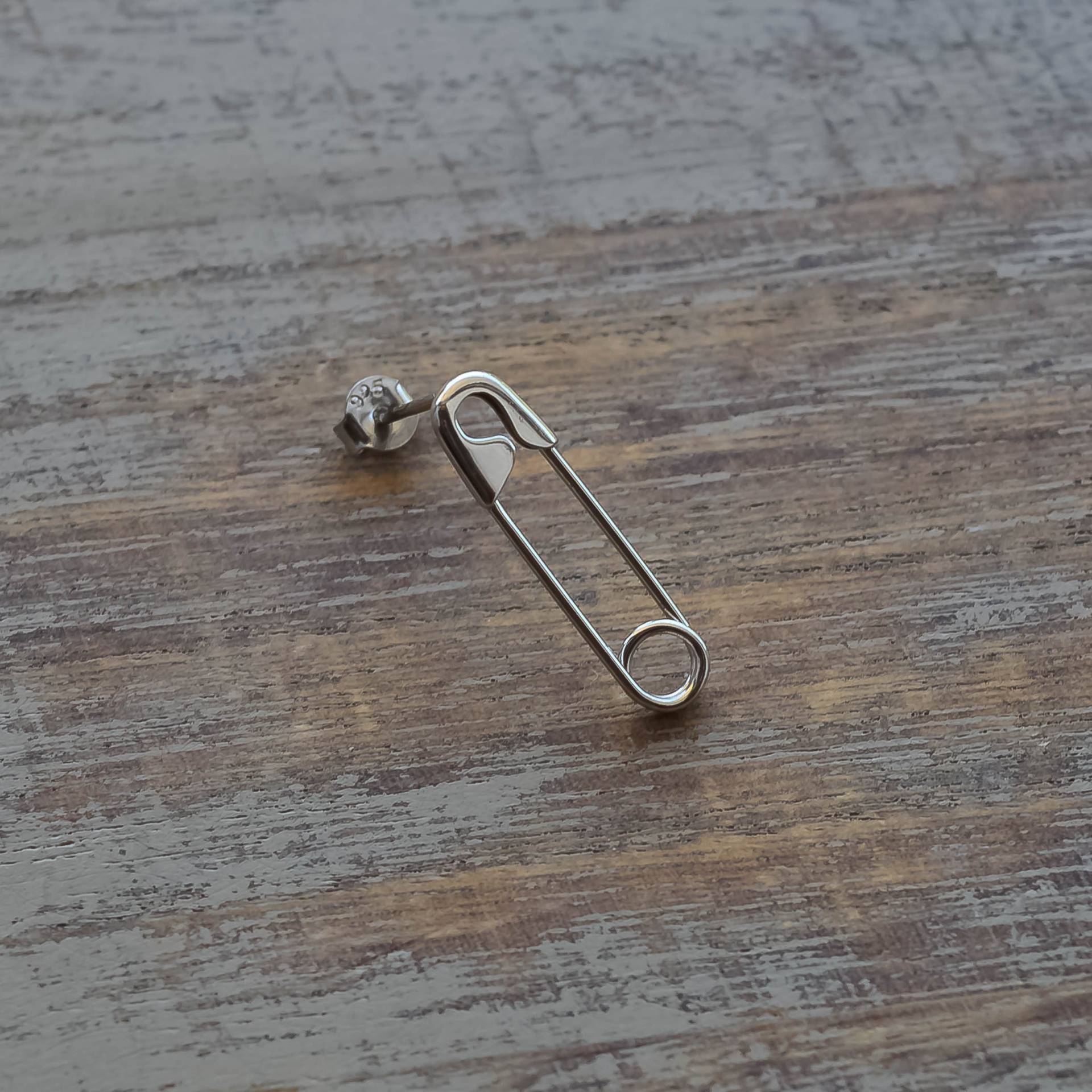 Ohrstecker Mit Sicherheitsnadel Handgemachter Schmuck 3/4" von 24jewels