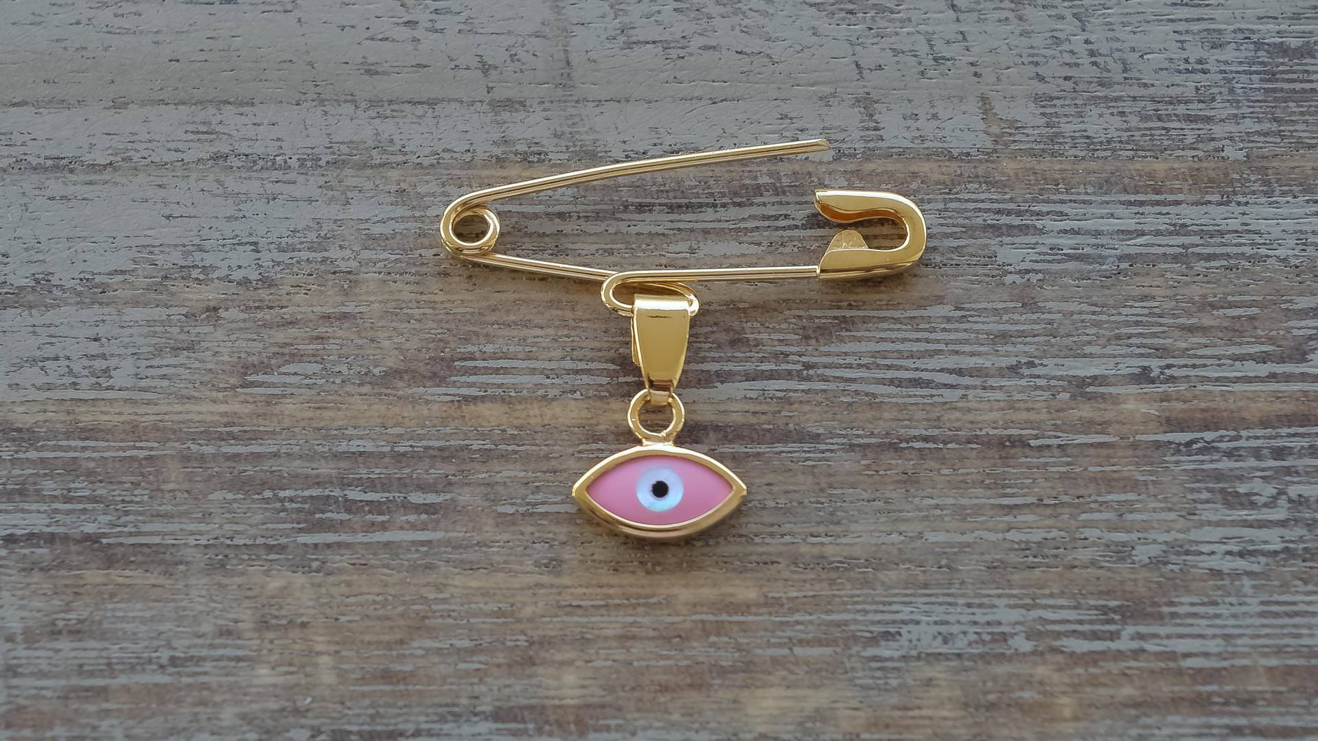 sterling Silber Baby Party Geschenk Anstecknadel Evil Eye Geburtsankündigung Oma Zu Sein Brosche Pin Schutz Für Taufe Vergoldet sterling Silber Baby Party Geschenk Anstecknadel Evil Eye Geburtsankündigung Oma Zu Sein Brosche Pin Schutz Für Taufe Vergoldet von 24jewels