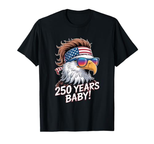 250 Jahre Baby American Bald Eagle USA 250. Geburtstag T-Shirt 250 Jahre Baby American Bald Eagle USA 250. Geburtstag T-Shirt von 250 Years of USA Bald Eagle Designs