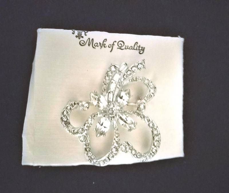 1950Er Jahre Strass Brosche 1950Er Jahre Strass Brosche von 27SeahorsesVantiques
