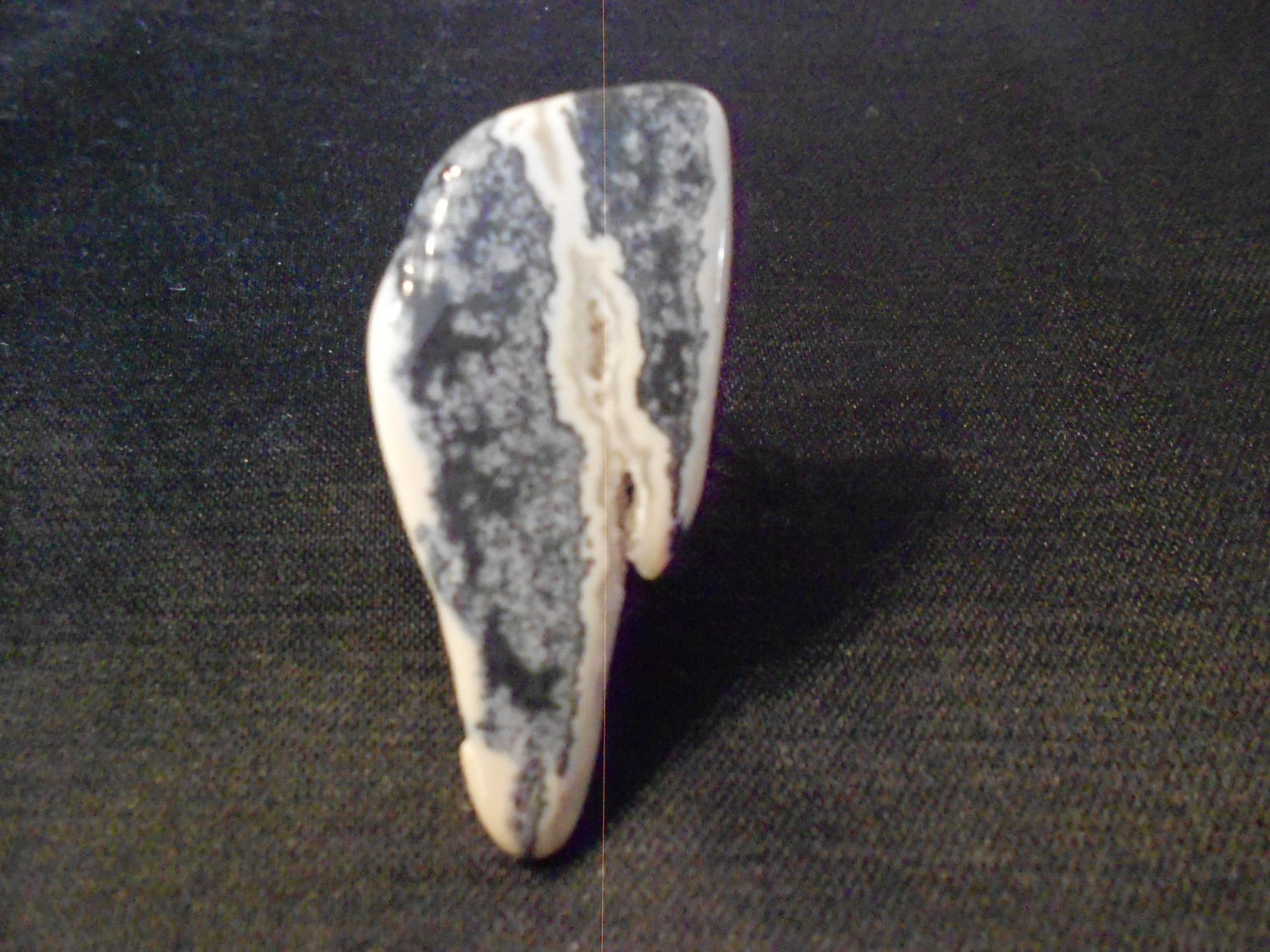 Blaue Achat Geode Ring Blaue Achat Geode Ring von 27SeahorsesVantiques