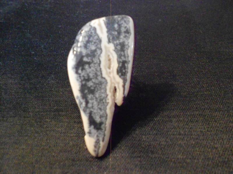 Blaue Achat Geode Ring von 27SeahorsesVantiques