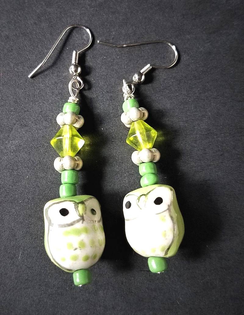 Eulen Ohrringe von 27SeahorsesVantiques