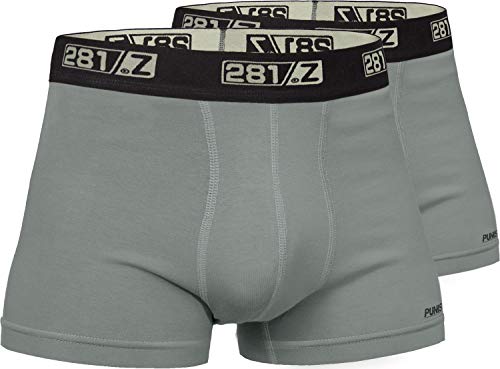 281Z Militär-Unterwäsche Baumwolle 5,1 cm Boxer Slip Taktische Wandern Outdoor Punisher Combat Line - Grün - Large von 281Z