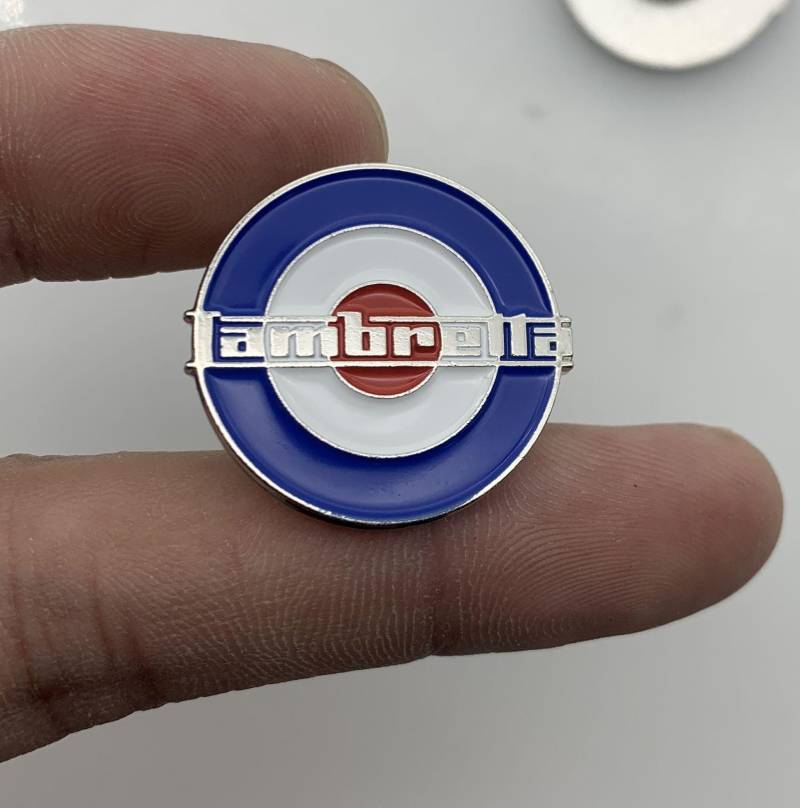 Lambretta Ziel/Roundel Pin Raf Farben | Max.dim 25 Mm - Emaille Metall Anstecknadel Badge Vespa Mc von 2BlueTwiLeks