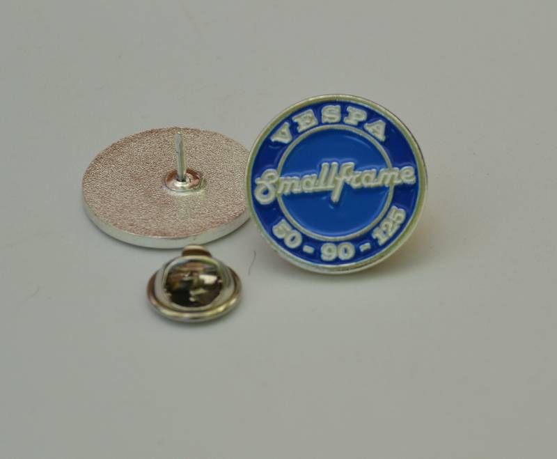 Vespa Classic Smallrahme Logo Pin | Max.dim 22mm Samll Frame 50 90 125 - Emaille Metall Anstecknadel Abzeichen Mc von 2BlueTwiLeks