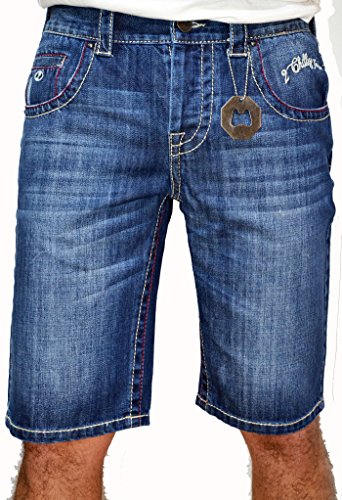 2Chilly Jeans Short Bermuda Chino Sunset, Dunkelblau, W32 von 2Chilly