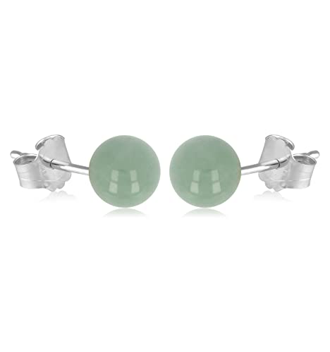 2Colors Ohrringe Silber rhodiniert Aventurin Kugelform 4 mm 2Colors Ohrringe Silber rhodiniert Aventurin Kugelform 4 mm von 2Colors