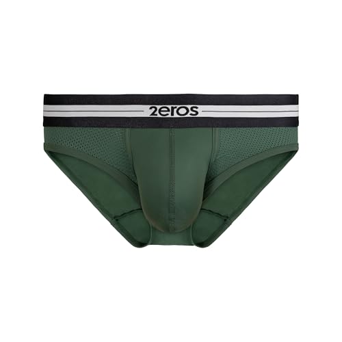 2EROS - Männer Slip Unterwäsche - AKTIV Helios Brief Hunter Green - 1x Größe L von 2EROS