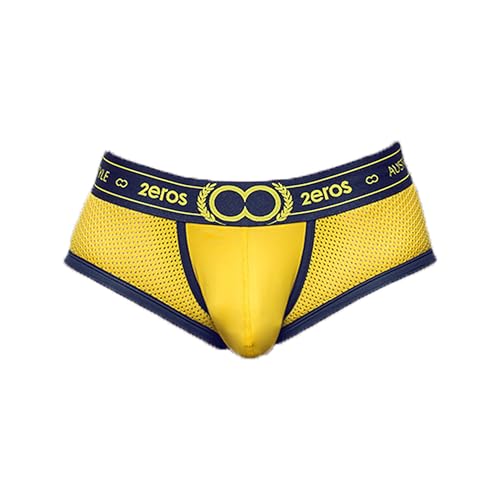 2EROS - Männer Boxer Slip Unterwäsche - Apollo Nano Trunk Gold - 1X Größe XL von 2EROS