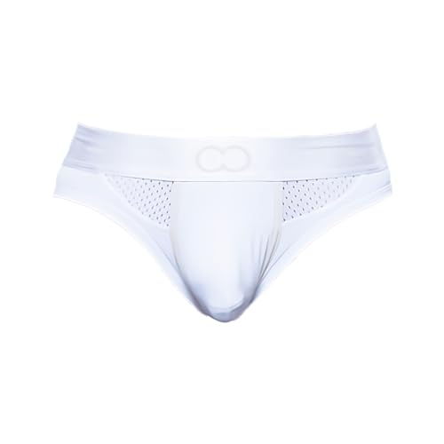 2EROS - Männer Unterwäsche - Herren Slip - AKTIV Pegasus Brief White/Tan - Weiß - 1 x Größe L von 2EROS