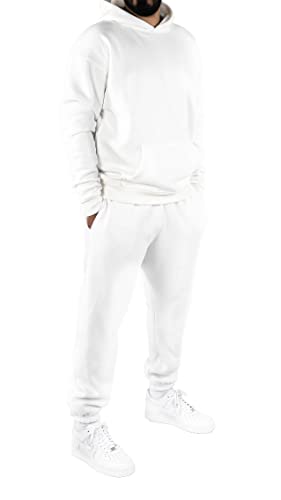 2Face - Herren Jogginghose extra dick, Oversized Basic Sweatpants, Freizeit Jogger ohne Logo von 2Face