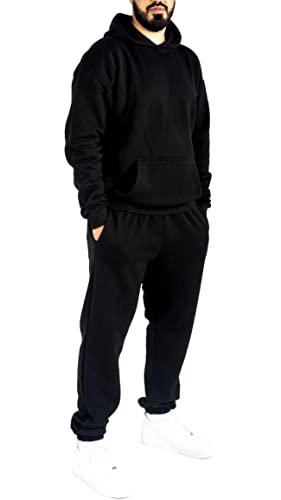 2Face - Herren Jogginghose extra dick, Oversized Basic Sweatpants, Freizeit Jogger ohne Logo von 2Face