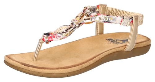 2Go Fashion Damen 8018-805 Flache Sandale, rot/Gold, 41 EU 2Go Fashion Damen 8018-805 Flache Sandale, rot/Gold, 41 EU von 2Go Fashion